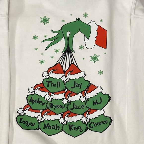Grinch Auntie Christmas Unisex Sweatshirt - Picture 3 of 3